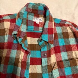 RARE Flannel Shirt Jacket by Signature Innovation